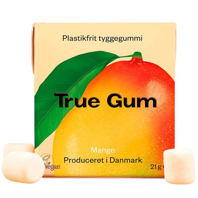 True Gum Tyggegummi Mango True Gum Tyggegummi Mango