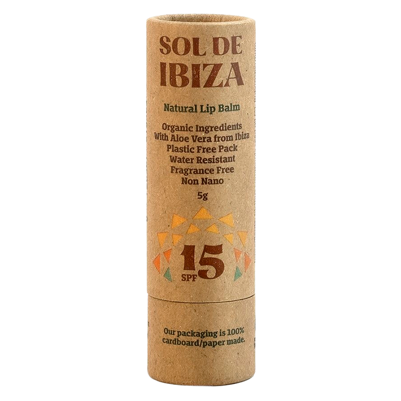 Sol De Ibiza Plastic Free Lip Balm SPF15 (5 g)