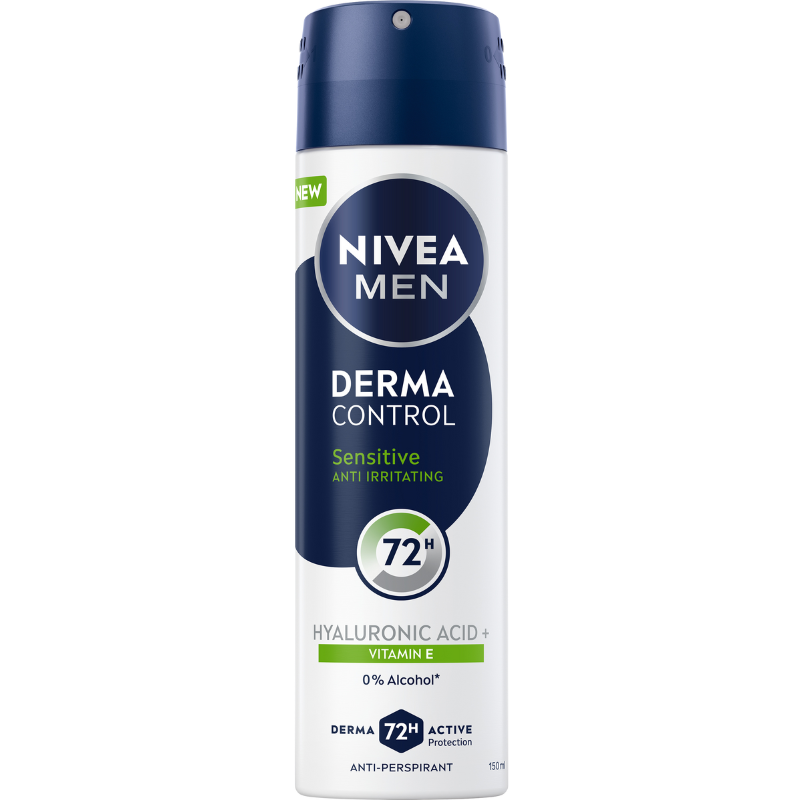 Nivea For Men Derma Control Sensitive Spray (150 ml)