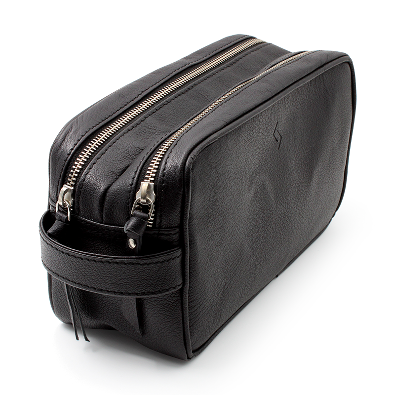 Njord Toilet Bag Goat Skin Black