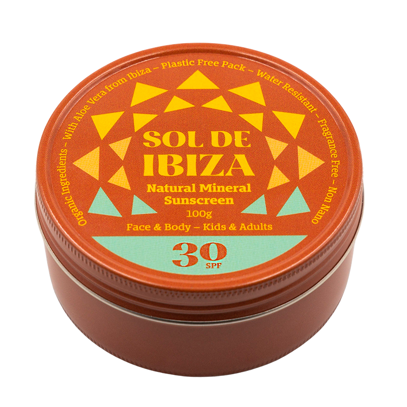 Sol De Ibiza Face & Body Plastic Free Tin SPF30 (100 g)