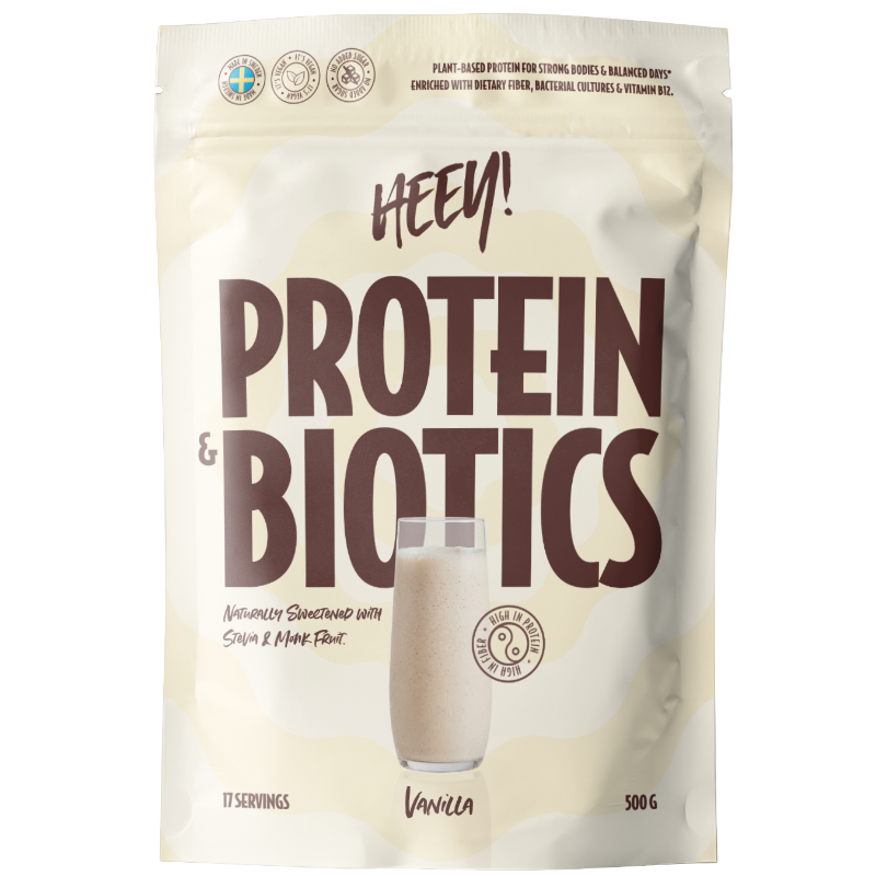Heey! Protein & Biotics Vanilla (500 g) Heey! Protein & Biotics Vanilla (500 g)