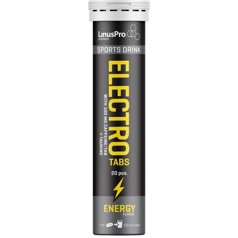 LinusPro Elektrolyt Tabs Energy (20 tabl) LinusPro Elektrolyt Tabs Energy (20 tabl)