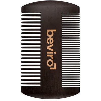 Beviro Beard Comb Pearwood (1 stk)