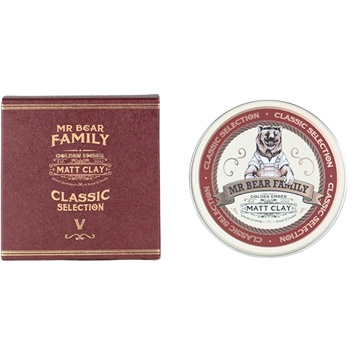 Mr Bear Family Pomade Matt Clay Golden Ember (100 ml)