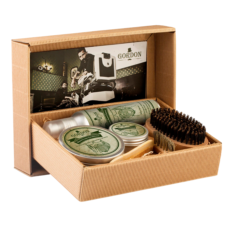 Gordon Gaveæske Beard & Moustache Kit D411 (1 sæt)