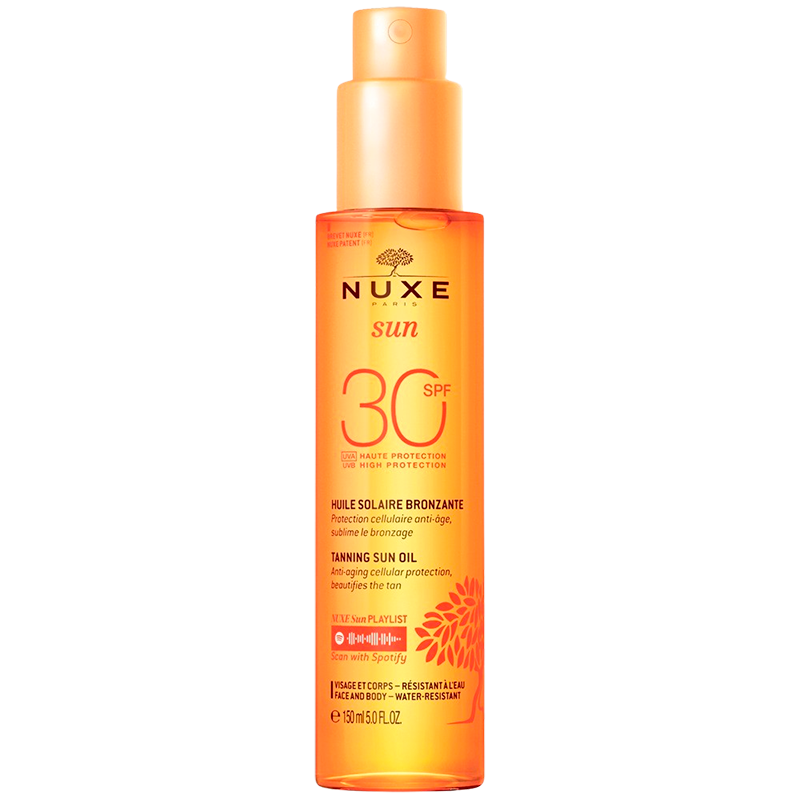 Nuxe Sun Tanning Oil Face & Body SPF30 (150 ml)