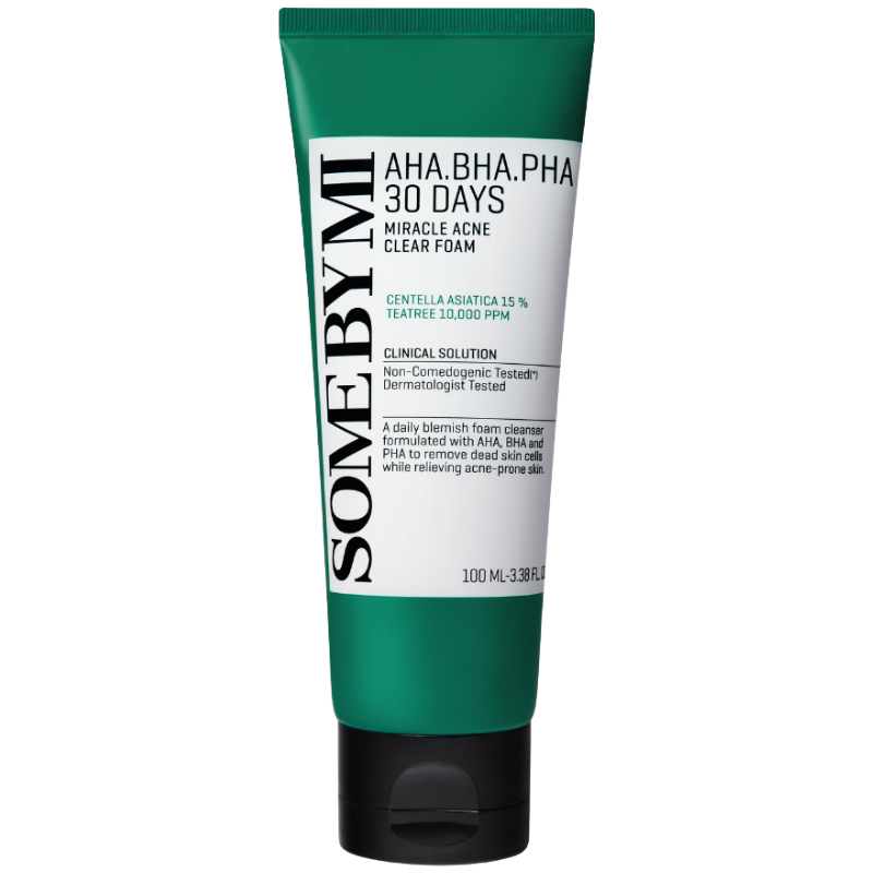 Some By Mi AHA BHA PHA 30 Days Miracle Acne Clear Foam (100 ml)