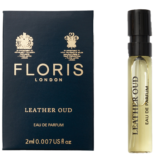 Floris of London Leather Oud Eau De Parfum Duftprøve (2 ml)