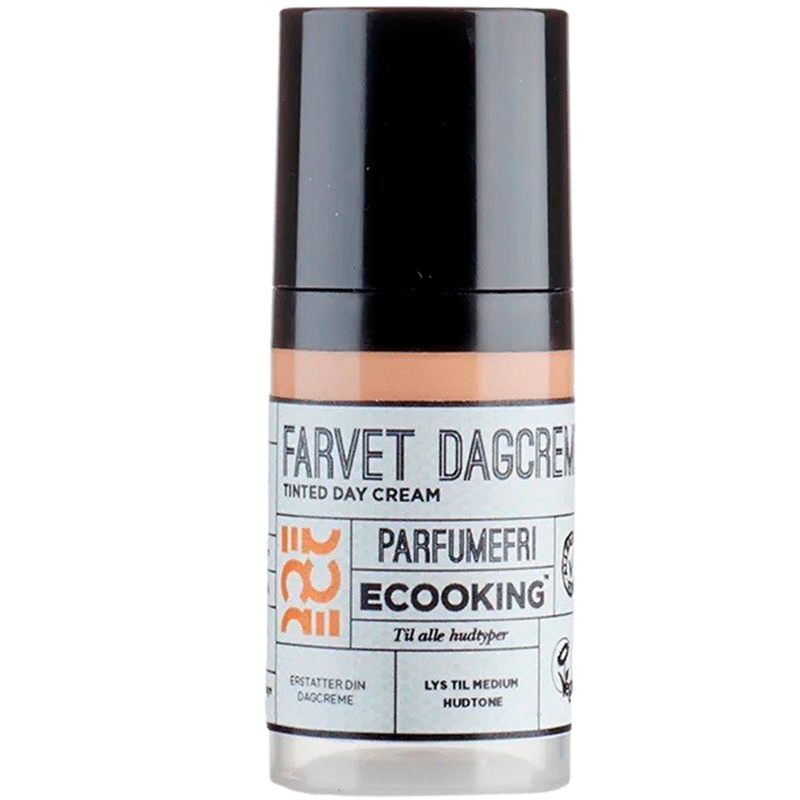 Ecooking Farvet Dagcreme Parfumefri (30 ml)