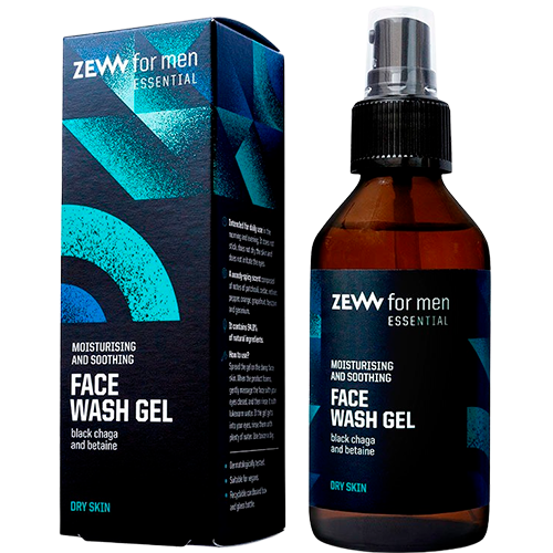 Zew for Men Moisturising & Soothing Face Wash Gel For Dry Skin (100 ml)