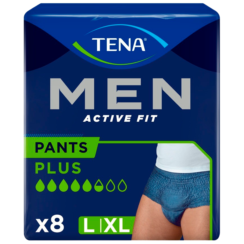 Tena Men Active Fit Navy L/XL Pants (8 stk)