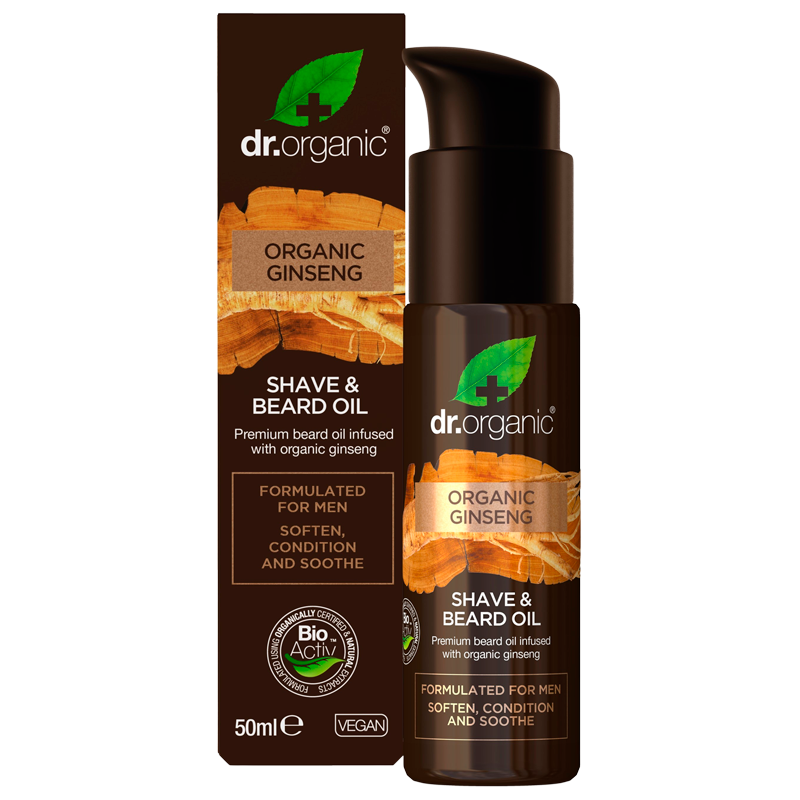 Dr. Organic Mens Ginseng Shave & Beard Oil (50 ml) Dr. Organic Mens Ginseng Shave & Beard Oil (50 ml)