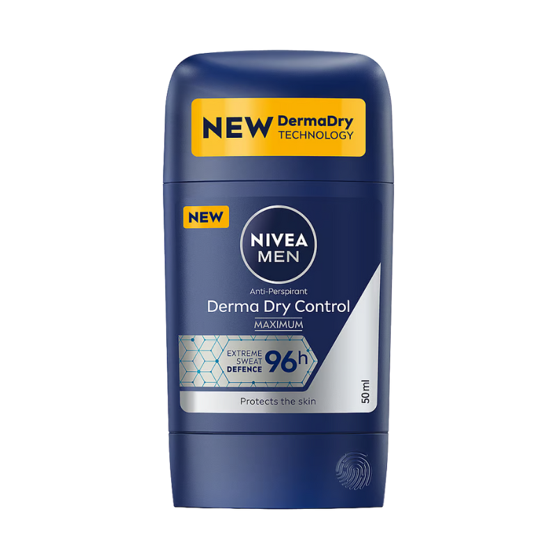 Nivea For Men Derma Dry Control Maximum Male Stick (50 ml)