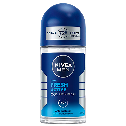 Nivea For Men Fresh Active Male Roll On (50 ml)