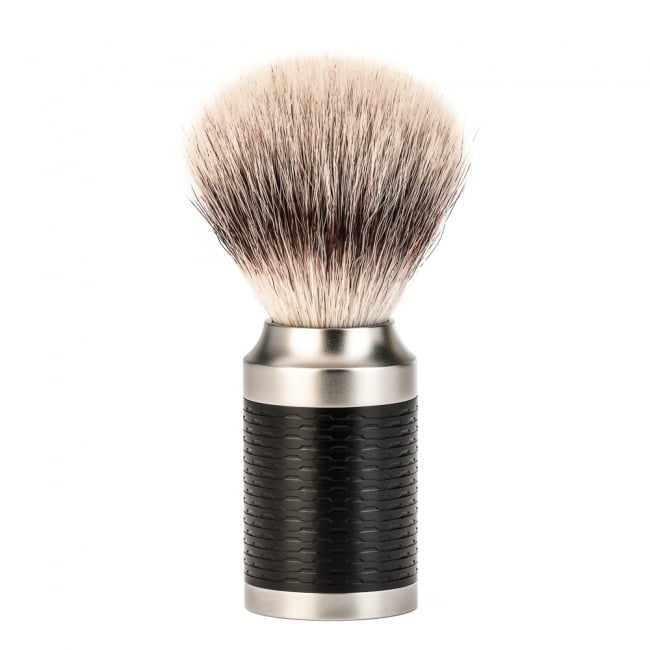 Mühle Rocca Barberkost Silvertip Fibre, Rustfrit Stål (31-M-96)