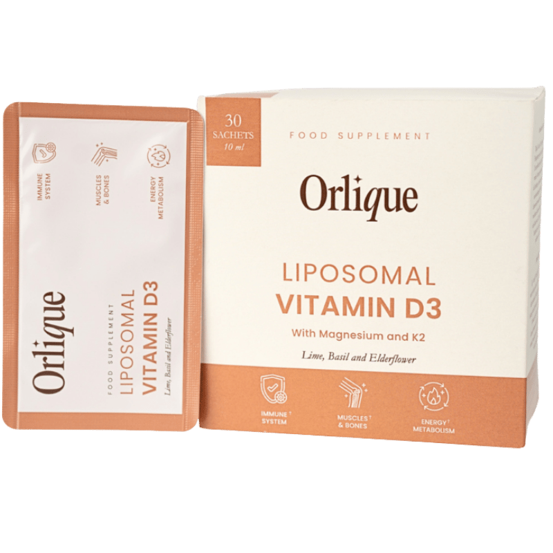 Orlique Liposomal Vitamin D3, K2 & Magnesium (30 breve)