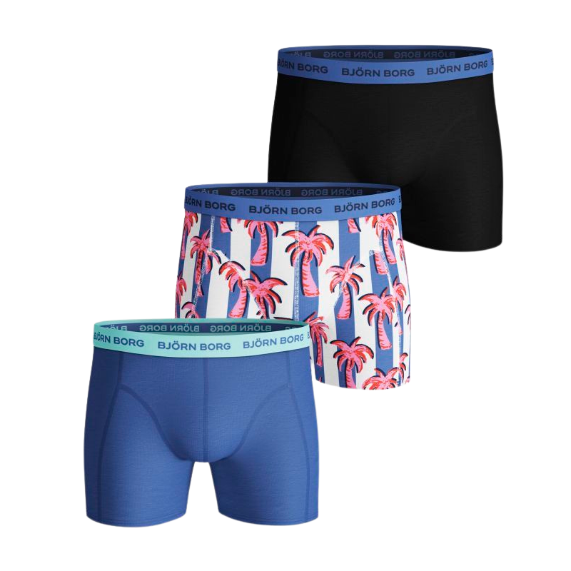 Björn Borg Bb Palmstripe Ultramarine - S (3 pak)