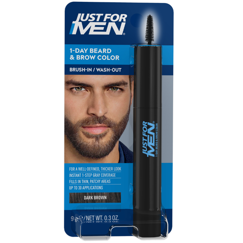 Just For Men Skæg- & Brynfarve Mørkbrun (9 g) Just For Men Skæg- & Brynfarve Mørkbrun (9 g)