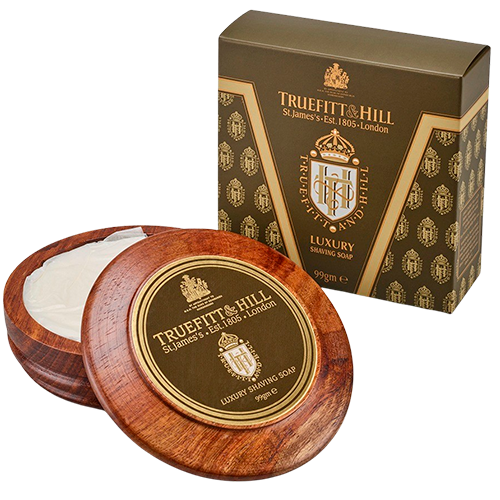 Truefitt & Hill Luxury Shaving Soap in Wooden Bowl (99 g)