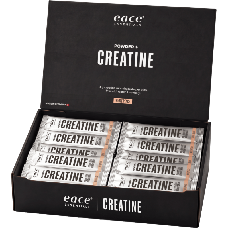 Eace Powder+ Creatine White Peach (30 x 5,5 g) fra Eace