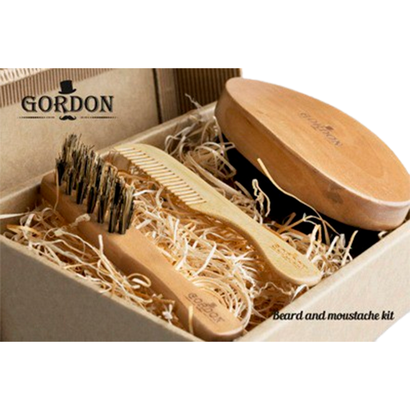 Gordon Beard & Moustache Pleje Kit (1 sæt) thumbnail