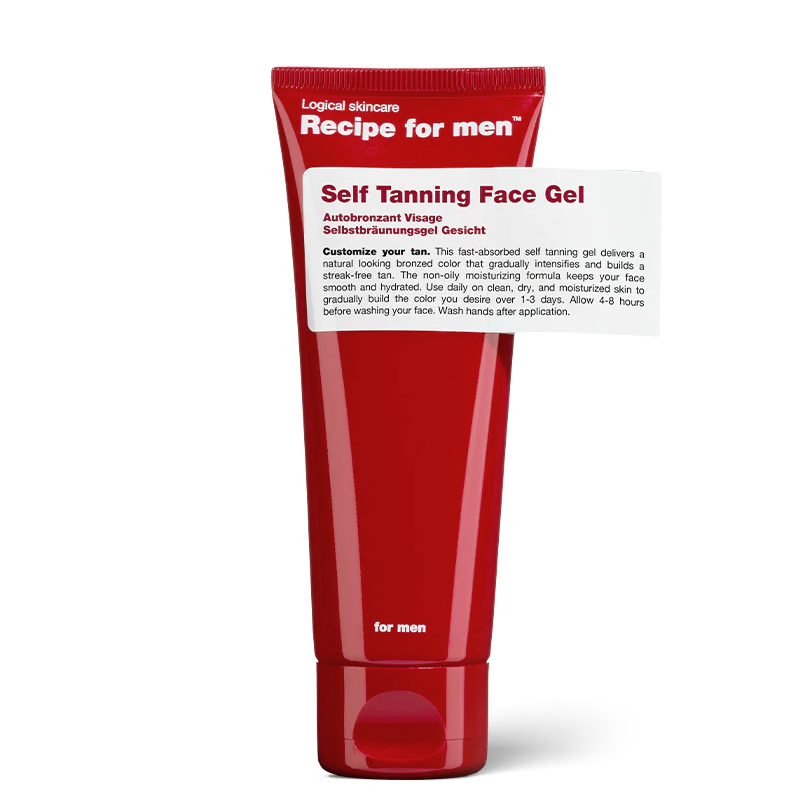 Recipe For Men Self Tanning Face Gel (75 ml)