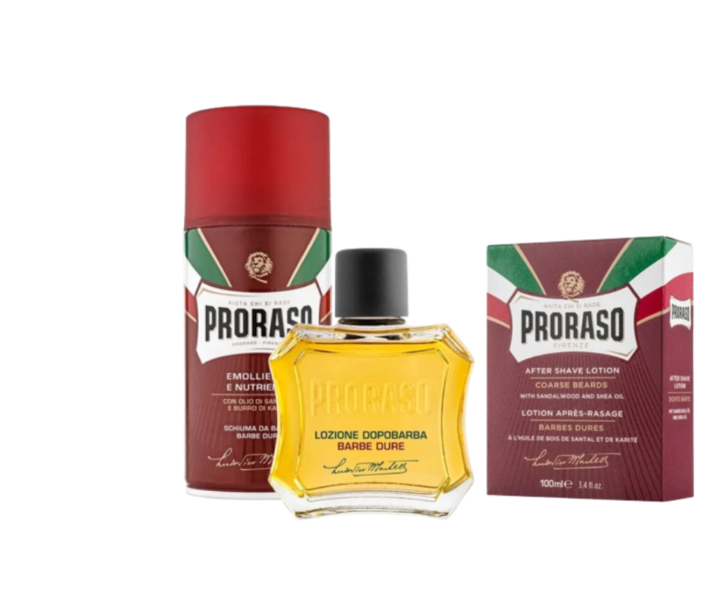 Proraso shaving kit - Sandeltræ & Sheasmør